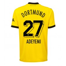 Borussia Dortmund Karim Adeyemi #27 Hjemmedrakt 2023-24 Kortermet